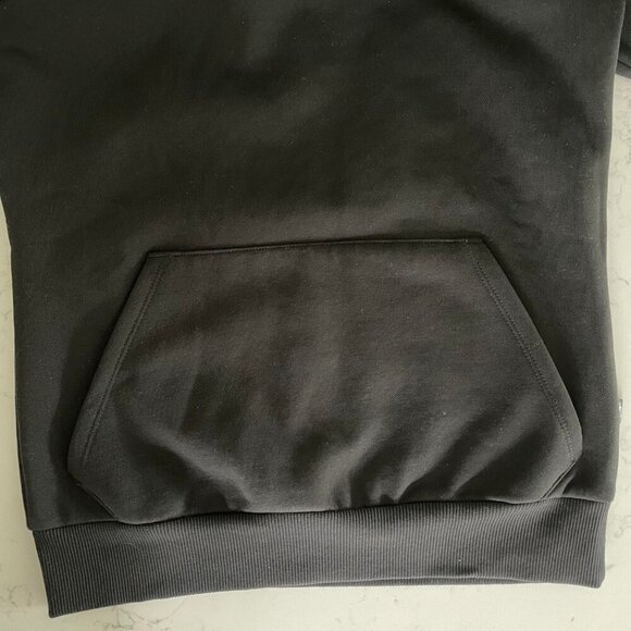 Puma ESS Small Logo Neutral Cotton Poly Blend Hoodie Kanga Pouch Black Sz XS NWT - Picture 5 of 12